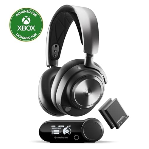 SteelSeries Arctis Nova Pro Wireless Xbox Multi-System Gaming Headset - Premium Hi-Fi Drivers - Active Noise Cancellation Infinity Power System -...