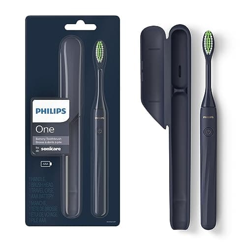 PHILIPS One By Sonicare Brosse à dents à batterie Minuit Hy1100/04 1 pièce