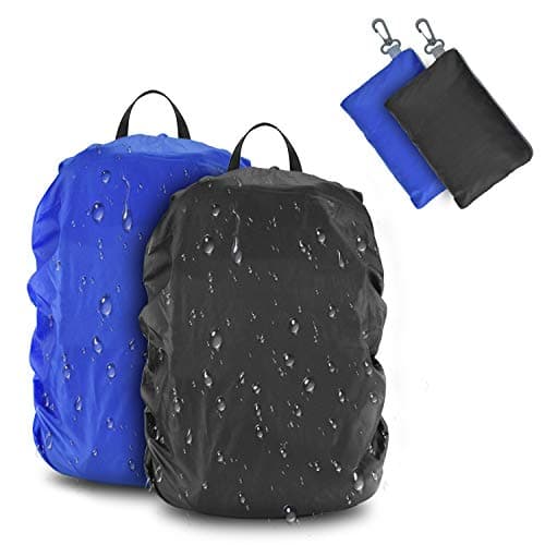 BROTOU Lot de 2 housses imperméables pour sac à dos résistant à la neige, pour la randonnée, le camping, les voyages, les activités de plein air