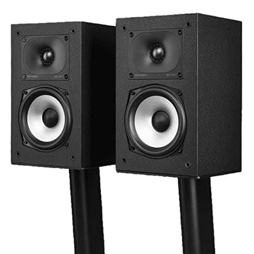 Polk Monitor XT15 Paire d'enceintes bibliothèque ou surround - Certifié audio haute résolution, compatible Dolby Atmos et DTS:X, tweeter en térylène 1" et 5,25"...