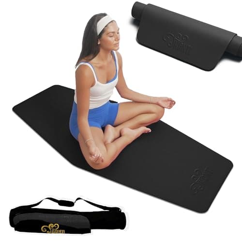 Shanti Diamond Series Yoga Mat 4m with Nylon Bag, Premium Quality, Practical design, Yoga, Pilates, Stretching, Meditation, Exercise, Home practice...