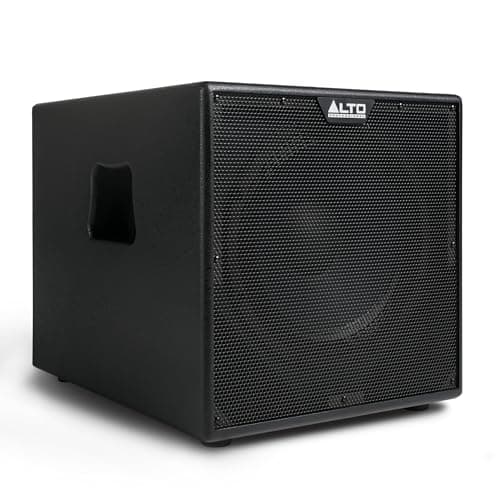 ALTO TX12S Caisson de basses 900 W 12", haut-parleur de sonorisation alimenté par DSP avec bobine vocale de 2", basses supérieures, installation facile