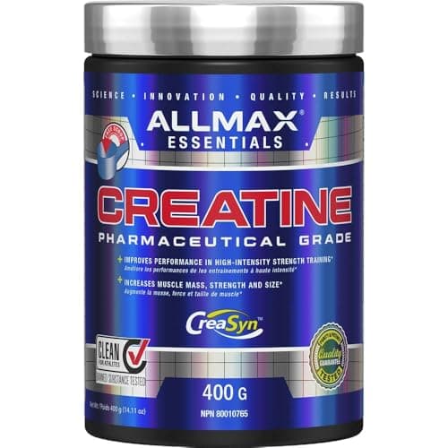 ALLMAX Nutrition - Creatine Powder - 100% Pure Micronized Creatine Monohydrate - Pharmaceutical Grade Creatine, 400 Gram, 400-Gram