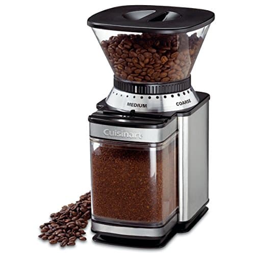 Cuisinart Coffee Grinder, Electric One-Touch Automatic Burr Coffee Grinder with 18-Position Grind Selector, Cup Size Selector for 4 – 18 Cups (DBM-8C)