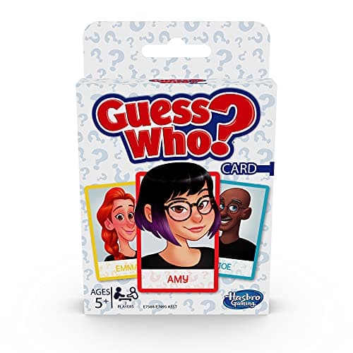Hasbro Gaming Devinez qui ? Jeu de cartes pour les enfants de 5 ans et plus, jeu de devinettes à 2 joueurs