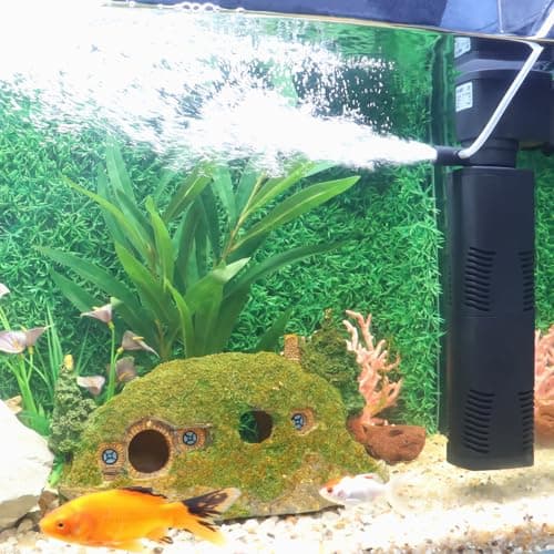 Aquarium Filter for 55-150 Gallons Tank, Internal Fish Tank Filter, Powerful Pump Submersible for Large Fish Tanks, Turtle Tanks, Kois Aeration...