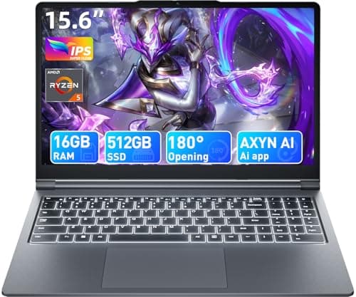 ZAQTG 15.6 Inch Win 11 Laptop, AMD Ryzen 5 3500U(Up to 3.6GHz), 16GB DDR4 RAM 512GB SSD, Backlit Keyboard, 5500mAh Battery, Full-Featured Type-C,...