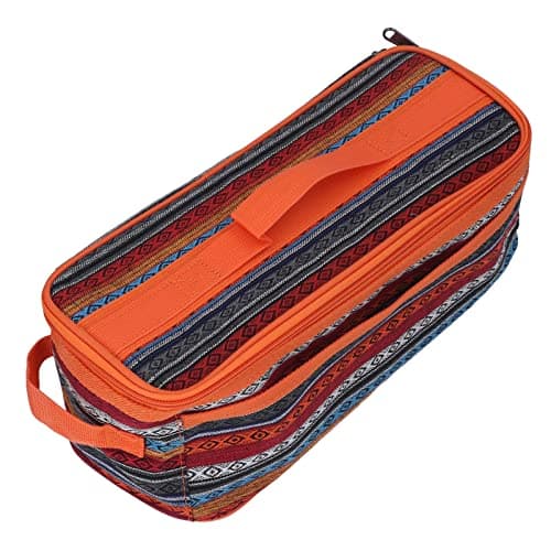 Organisateur de batterie de cuisine de camping portable, sac de rangement amovible multifonction, ensemble d'ustensiles de camping durables, ensemble de barbecue, kit de cuisine en plein air pour...