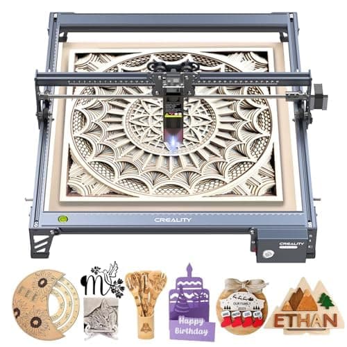 Machine de gravure et de découpe laser CREALITY FALCON 10W, graveur laser pour bois et métal 0,06 * 0,08 mm, machine de découpe par points compressée ultra-fine...