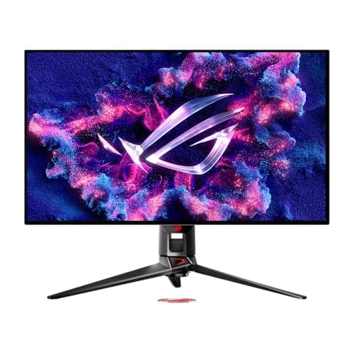 ASUS ROG Swift 32” 4K OLED Gaming Monitor (PG32UCDP) - WOLED, Dual Mode (4K 240Hz, FHD 480Hz), 0.03ms, G-SYNC Compatible, Custom Heatsink, AI...