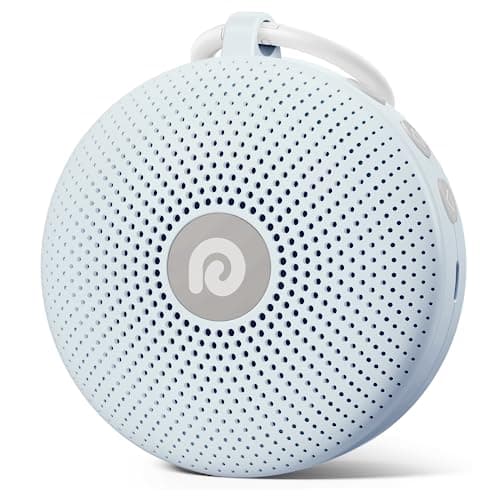 Dreamegg White Noise Machine - Machine sonore portable pour bébé enfant adulte avec batterie puissante, 21 sons de la nature, berceuses, bruit blanc,...