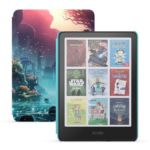 Amazon Kindle Colorsoft Kids 16 GB (newest model) – Lightweight, compact, and designed for reading—no apps, videos, or games. – with cover, Fantasy...