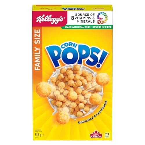 Kellogg's Corn Pops Cereal Family Size 515 Gram