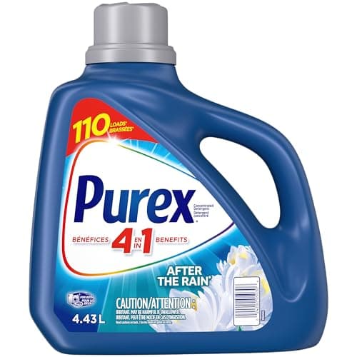 Détergent à lessive liquide Purex, après la pluie, HEC, 110 brassées, 4,43 l (paquet de 1)
