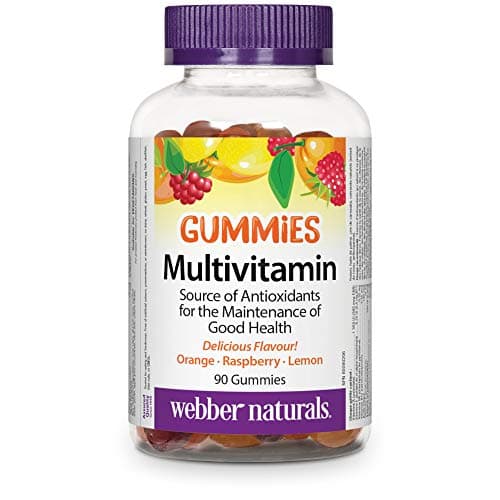 Webber Naturals Multivitamin Gummy, 90 Gummies, For the Maintenance of Good Health and Antioxidant Support, Vegetarian