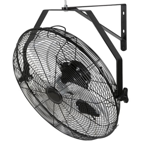 Uargd 18-Inch Wall-Mounted Fan, 3-Speed High Airflow up to 4150 CFM, Durable Waterproof Design for Industrial and Residential Use in Warehouses,...