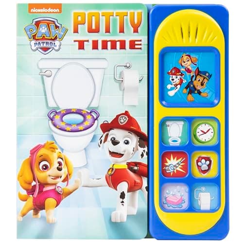 Nickelodeon: PAW Patrol Chase, Skye, Marshall, and More! - Potty Time - Potty Training Sound Book - PI Kids (Play-A-Sound)