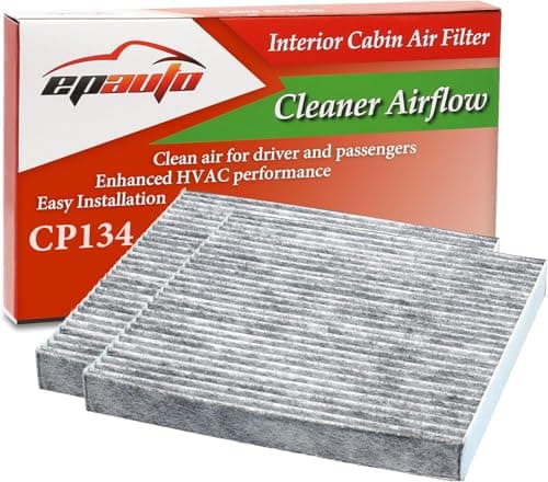 EPAuto CP134 (CF10134) Premium Cabin Air Filter includes Activated Carbon - 2 Pack