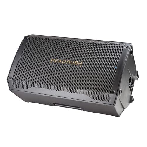 HeadRush FRFR112 MKII - Ampli guitare électrique et basse 2500 W, haut-parleur Bluetooth pleine gamme à réponse plate 12" pour processeurs multi-effets et de modélisation d'ampli