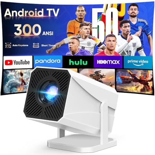 Demi-tarif • Prix le plus bas en 30 jours | 【Applications intégrées | Focale courte】 Mini projecteur 1080P avec WiFi 6 et Bluetooth...