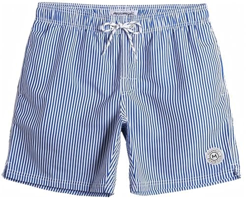MaaMgic Short de bain pour homme 7 pouces avec doublure en maille, maillot de bain pour homme à séchage rapide, maillot de bain pour la natation et la plage
