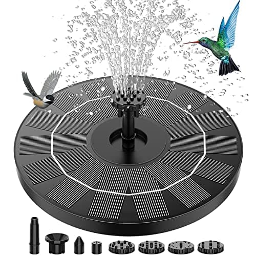 AISITIN 3.5W Solar Fountain, Solar Powered Water Fountain, Easy Setup Solar Fountain Pump for Bird Bath, Outdoor, Garden, Pond, Pool