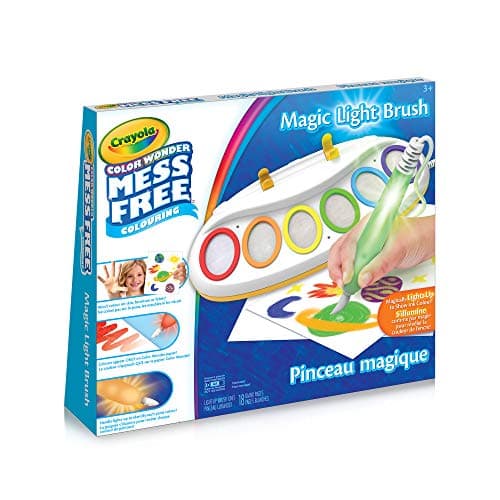 Crayola Color Wonder Pinceau lumineux magique sans gâchis, jouets créatifs