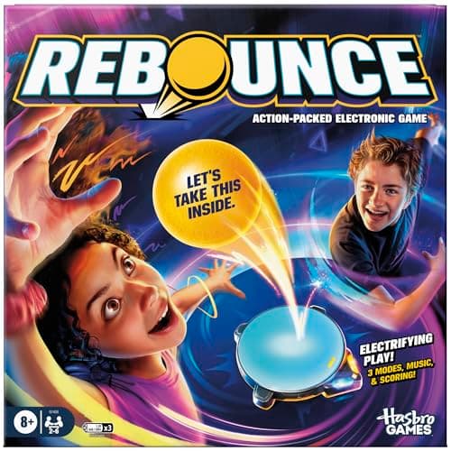 Rebounce Game | Indoor and Outdoor Electronic Action Game for Kids, Teens, and Adults | Ages 8+ | 2 to 6 Players | 10 Mins. | Family Travel Games...