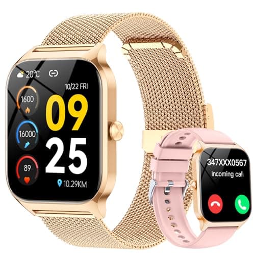 2026 New Smart Watch for Women with 1.85" HD Fitness Tracker, Answer/Make Calls,120+ Sports Modes, Heart Rate/SpO2/Sleep Monitor/Step Tracking,...