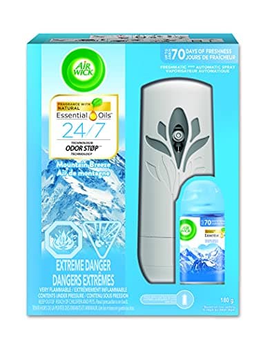 Air Wick® Freshmatic® Automatic Air Freshener Spray, Mountain Breeze, 1 Diffuser + 1 Refill (180 g), 2 Piece Set