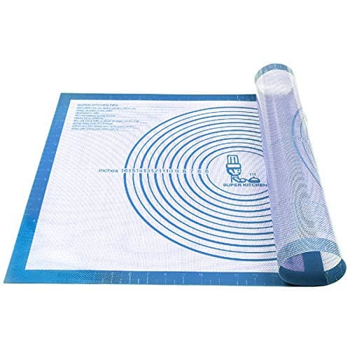 Tapis à pâtisserie en silicone antiadhésif extra large avec des mesures 28'' par 20'' pour tapis de cuisson en silicone, comptoir, roulage de la pâte, fondant/croûte à tarte par Folksy...