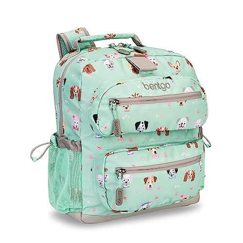 Sac à dos Bentgo® pour enfants - Sac à dos léger et durable de 14 pouces, Puppy Love, 14,5 po x 12 po x 5,25 po