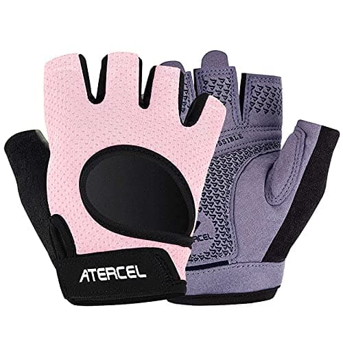 ATERCEL Weight Lifting Gloves Full Palm Protection, Workout Gloves for Gym, Cycling, Exercise, Breathable, Super Lightweight for Men and...