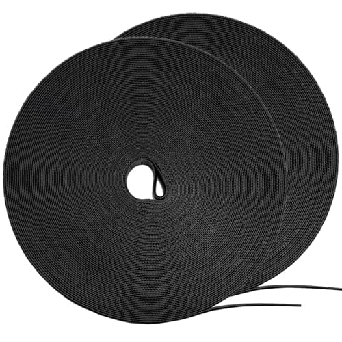 164ft 1/2 inch Fastening Cable Ties, Hitotsu Reusable Hook and Loop Roll, Self-Gripping Bundling Strips for Cord Manage,Home, Office, Electrical...