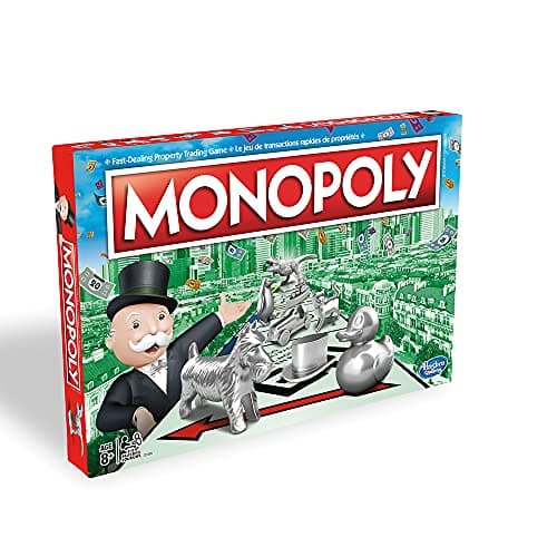 Jeu de société Monopoly, jeux de société familiaux pour adultes et enfants, jeux familiaux, 2 à 6 joueurs, jeux de stratégie pour enfants, à partir de 8 ans