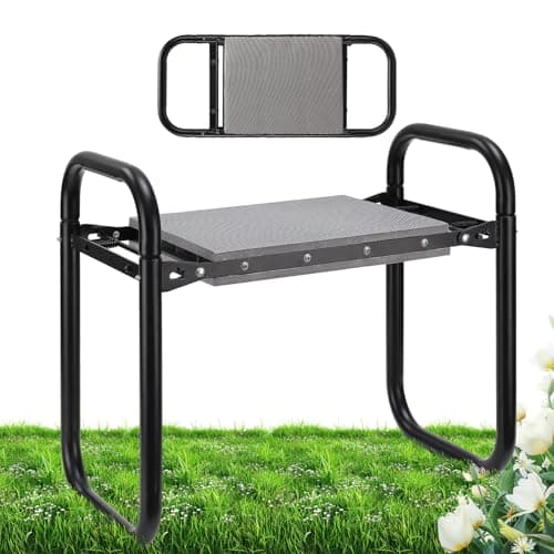Garden Kneeler and Seat, Foldable Heavy Duty Widened Thick Gardening Bench for Kneeling and Seat, Multifunctional Kneeler Bench, Gardening Tools...