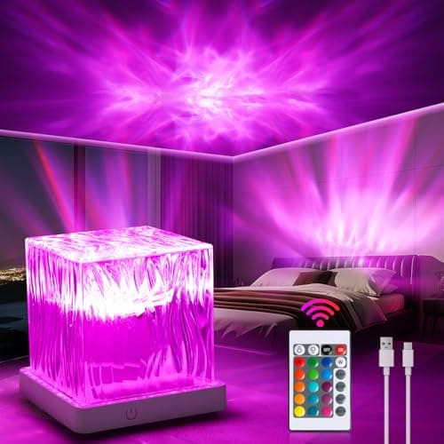 Projecteur Dreamy Cubby Cool Northern Lights, LED à changement de couleur et changement de mode 18 couleurs pour plafond de chambre à coucher, veilleuse pour enfants pour enfants,...