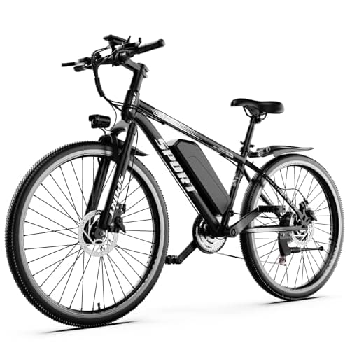 Electric Bike for Adults, 1500W Peak Mountain Ebike, 40 km/h Top Speed, Up to 105 km Range, 7 Speeds, 48V 10.4Ah Removable Battery, 26" Electric...
