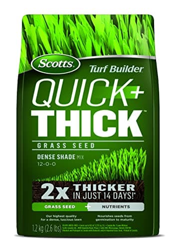 Semences de gazon Scotts Turf Builder Quick + Thick (ombre dense) 1,2 kg (12675)