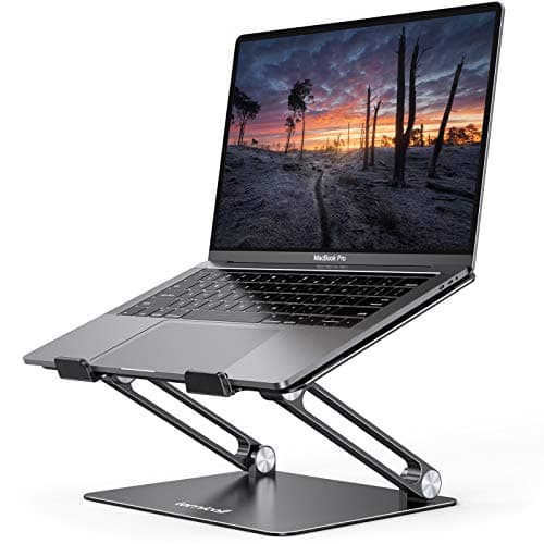 Support réglable pour ordinateur portable Lamicall, support pour ordinateur portable portable, support pour ordinateur portable en aluminium pour bureau pliable, support ergonomique pour ordinateur portable pour...