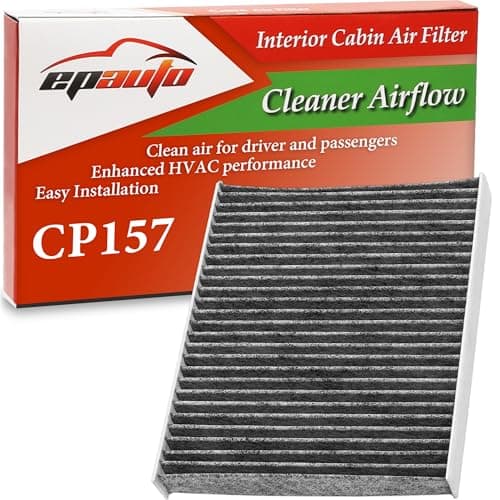 EPAuto CP157 (CF12157) Filtre à air d'habitacle de remplacement pour Toyota Camry, Corolla, RAV4, Prius, Highlander, Sienna, Lexus RX, NX, ES, Subaru Outback,...
