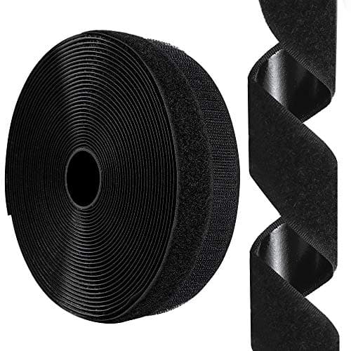 3/4 Inch x 26 Feet Hook and Loop Tape Sticky Back Fastener Roll, Nylon Self Adhesive Heavy Duty Strips Fastener for Home Office School Car and...