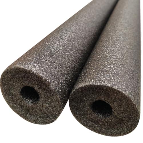Paquet de 2 tubes en mousse de nouilles de piscine flottantes de 60 pouces, grandes nouilles en mousse noire douces noires, nouilles creuses épaisses, nouilles de natation en vrac pour piscine, plage, artisanat,...