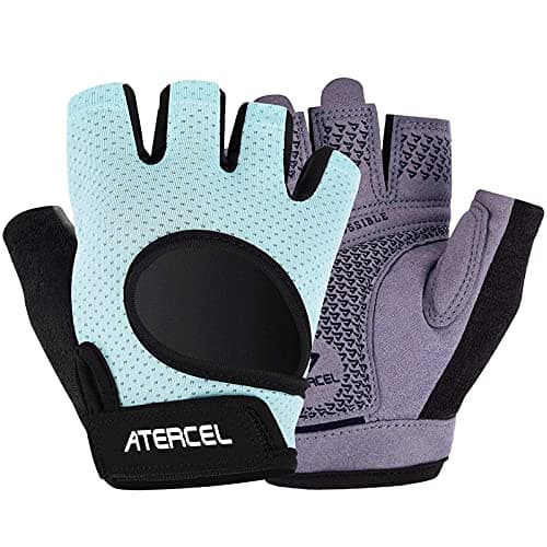 Gants d'haltérophilie ATERCEL Protection complète de la paume, gants d'entraînement pour la salle de sport, le cyclisme, l'exercice, respirants, super légers pour hommes et...