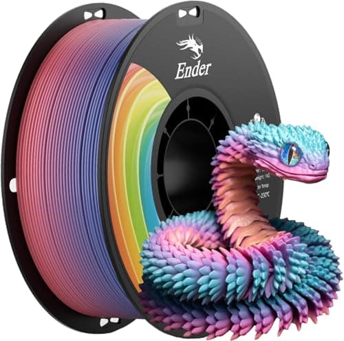 Filament d'imprimante 3D Creality PLA+ 1,75 mm, filament PLA Plus Forte ténacité Emballage sous vide sans emmêlement Filament d'impression 3D adapté à la plupart des imprimantes 3D...