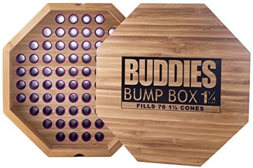 Buddies Bump Box Filler for 1 1/4 Pre Rolled Cones - Fills 76 Cones Simultaneously