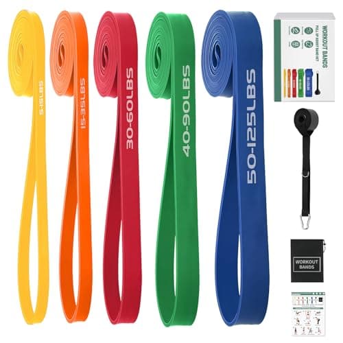 Bandes de résistance, bandes d'exercice, bandes d'entraînement, bandes de résistance pour l'entraînement, bandes de traction, bandes extensibles pour l'exercice, entraînement musculaire, physique...
