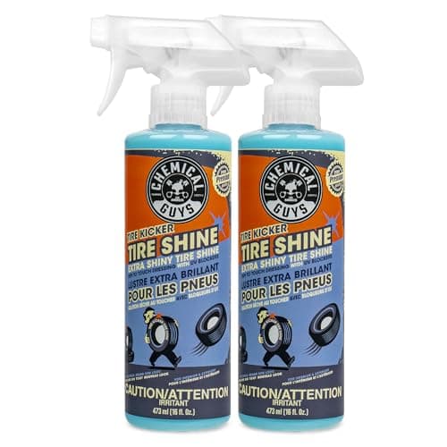 Chemical Guys Tire Kicker Spray brillant pour pneus extra brillant (fonctionne sur le caoutchouc, le vinyle et le plastique), idéal pour les voitures, les camions, les SUV, les motos, les camping-cars et...
