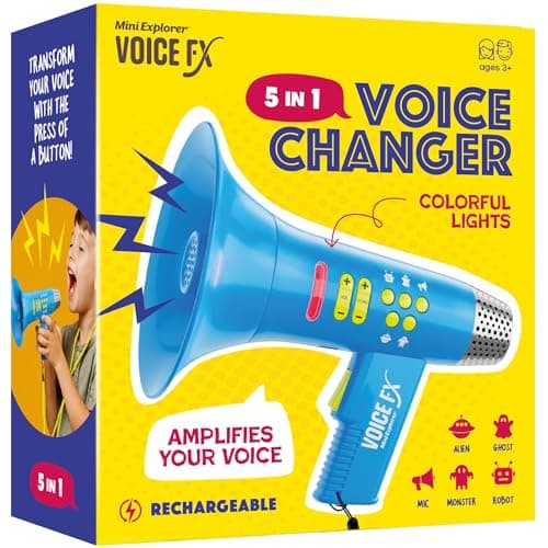 Voice Changer for Kids - Voice Changing Device for Boys & Girls Ages 3-8+ Olds - Birthday Easter Gifts for 3, 4, 5, 7, 8 Year Old Boy - Cool...