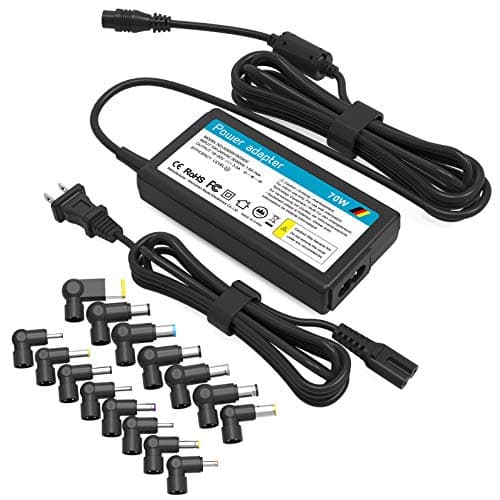 NOUVEAU POW 65W 18V-20V Adaptateur secteur universel ultra-mince pour ordinateur portable, alimentation pour HP Lenovo Dell Asus Acer IBM Toshiba Samsung Sony Fujitsu...